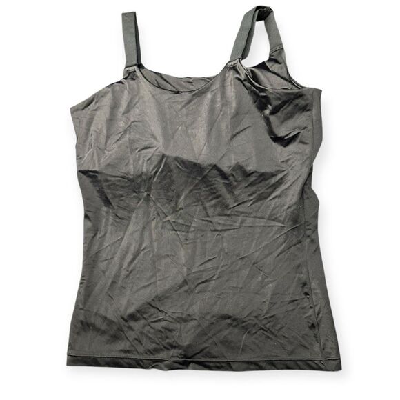 SPANX Women’s Black Shapewear Compression Camisole Tank Top Size Large - Picture 2 of 6